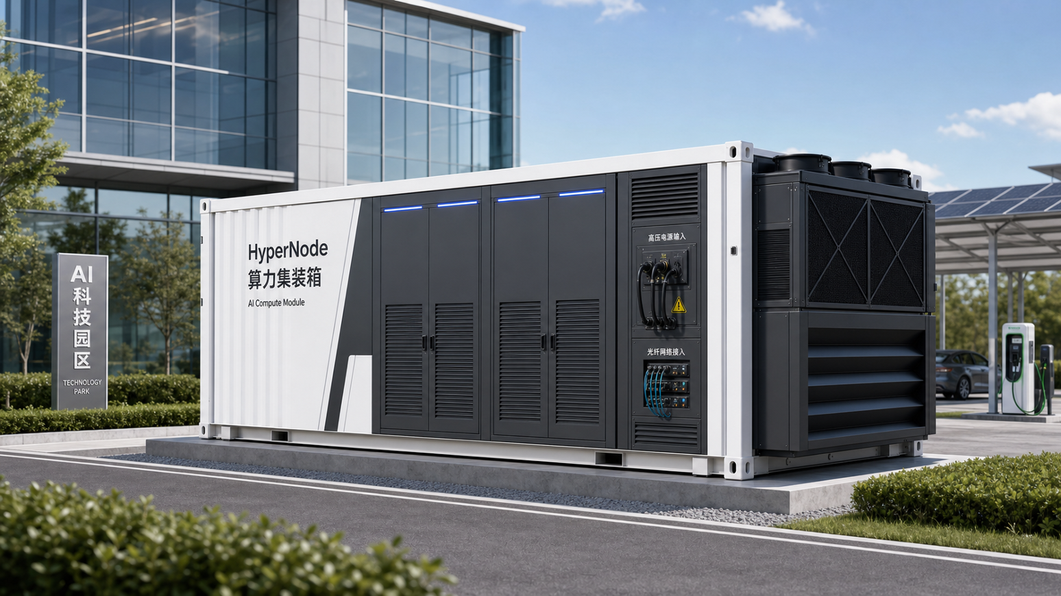 HyperNode 算力集装箱园区实景